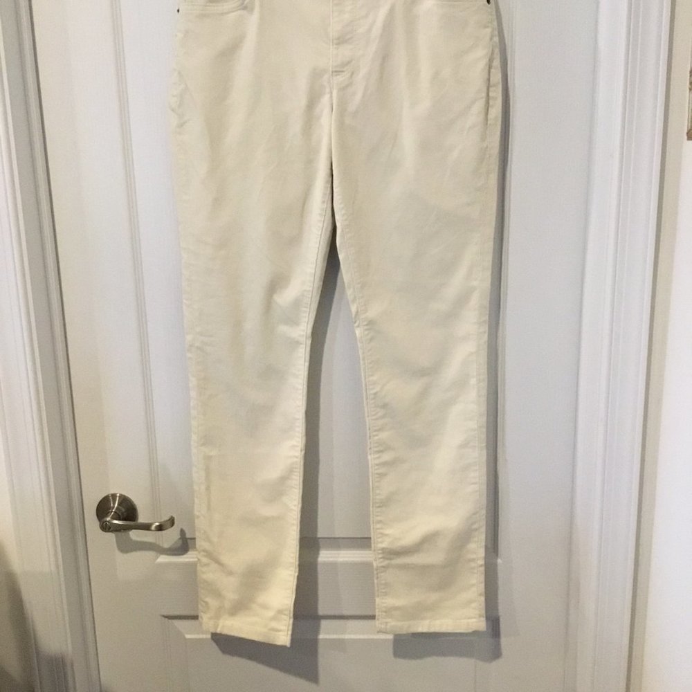 off-white cord jeans